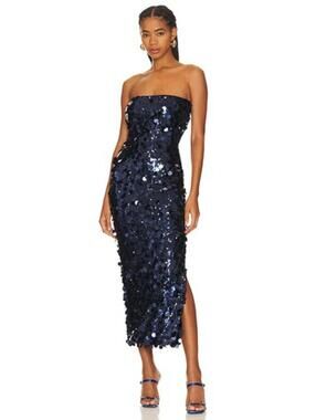 Runaway The Label Gabourne Dress in Royal